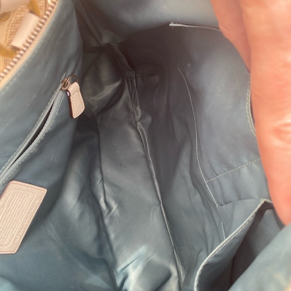 Bone Color Coach Handbag - Picture 7 of 7